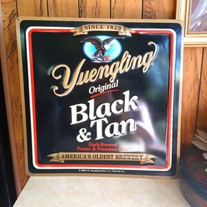 Yuengling Black & Tan beer sign